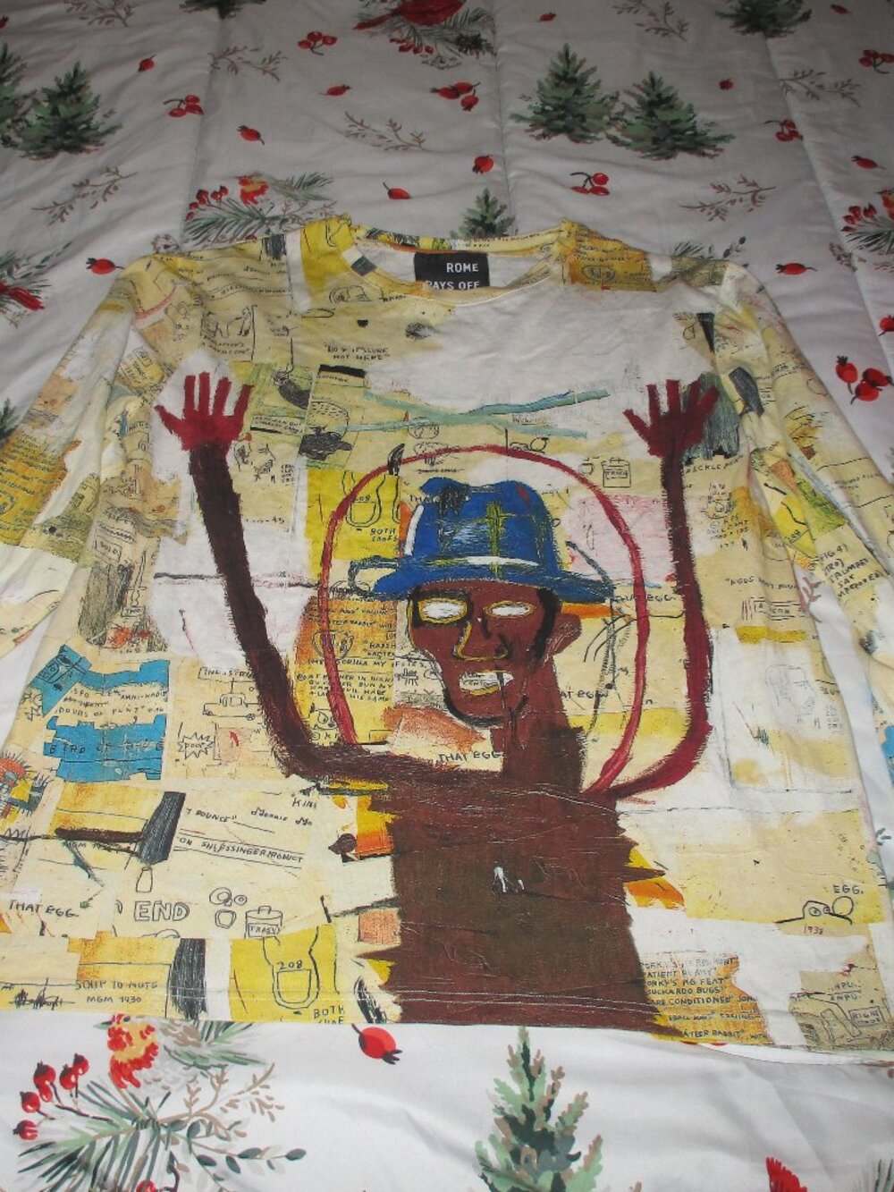 XL Rome Pays Off x Jean-Michel Basquiat "Toxic" long-sleeve t-shirt